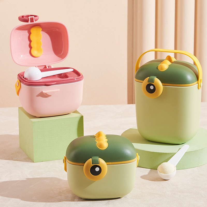 Snack Container Travel - ポータブルベビーフードストレージボックス、幼児用の必須シリアルコンテナ、子供用スナックコンテナ、旅行に最適