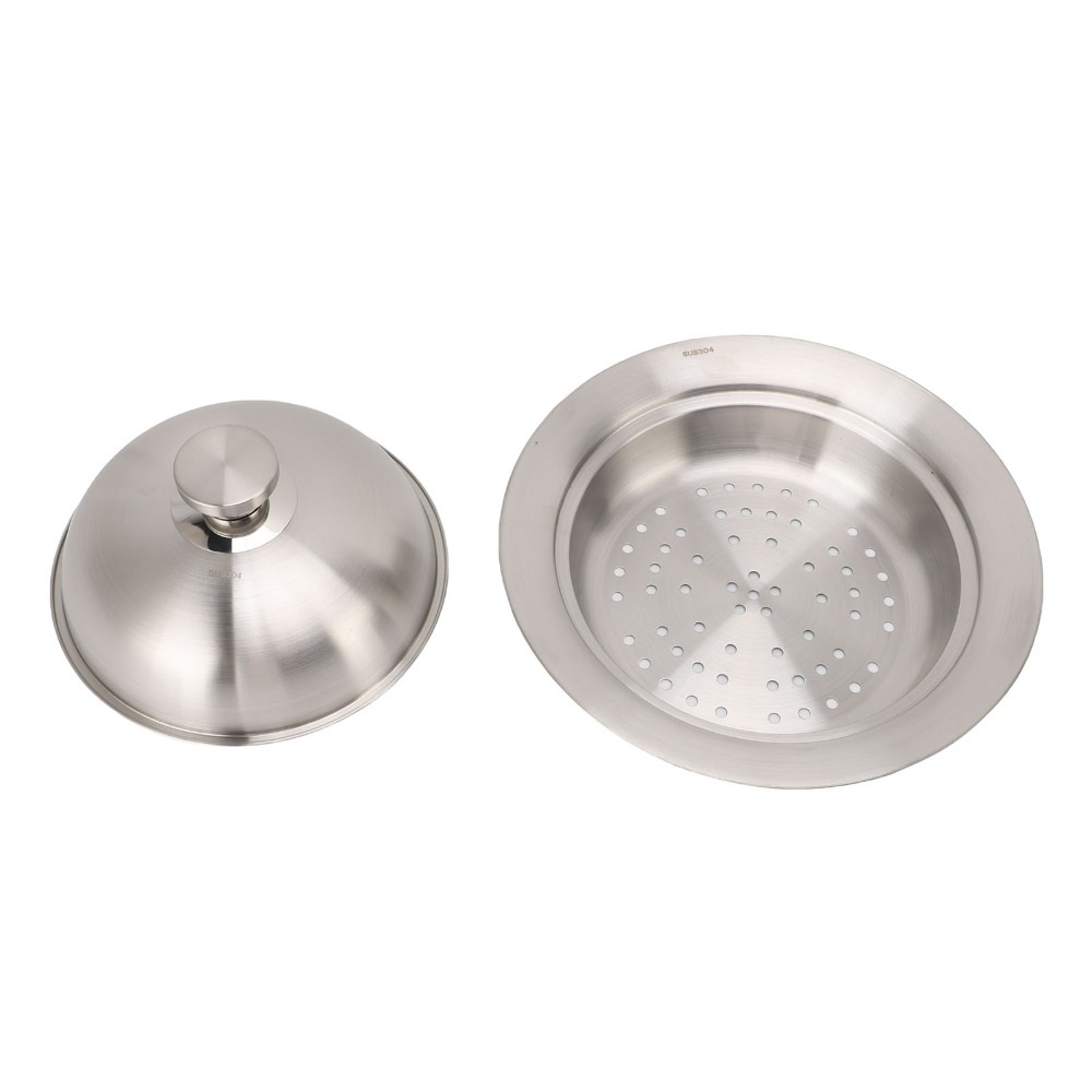 Baby Food Steamer - 304 ステンレス鋼蒸しトレイ多機能防錆食品蒸し器蓋付き空飛ぶ円盤スチームプレート家庭用キッチン