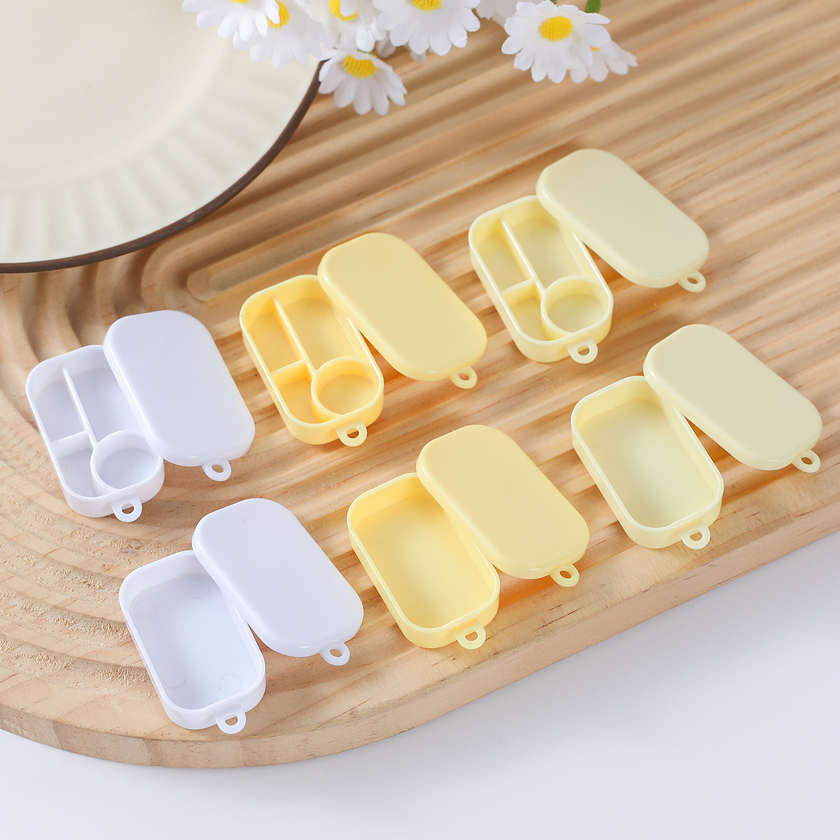 Baby Kitchen Food - ミニミニチュアシリコーン食品収納ボックス無地ベビー食器ディナープレート幼児弁当箱キッチンおもちゃ 10 ピース/ロット
