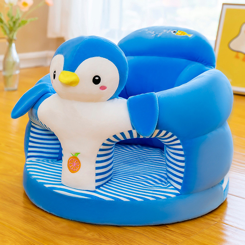 Baby Food Nestum - かわいいベビーソファサポートシートカバーぬいぐるみ椅子 LearningTo 座る授乳椅子快適な幼児の巣パフフィラーなしで洗える