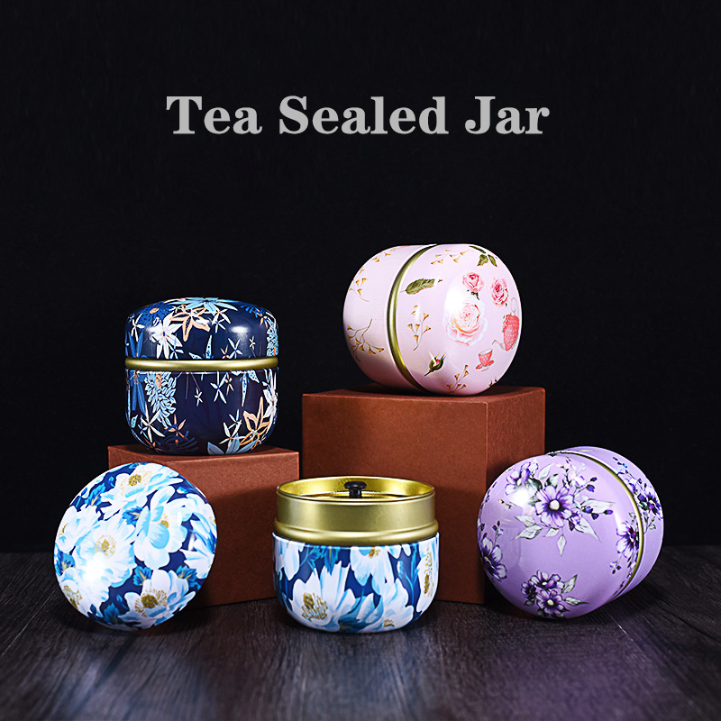茶筒 茶箱 容器 キャンドル缶 コーヒー キャンディー スナ - Snack Container Travel のレビューと価格