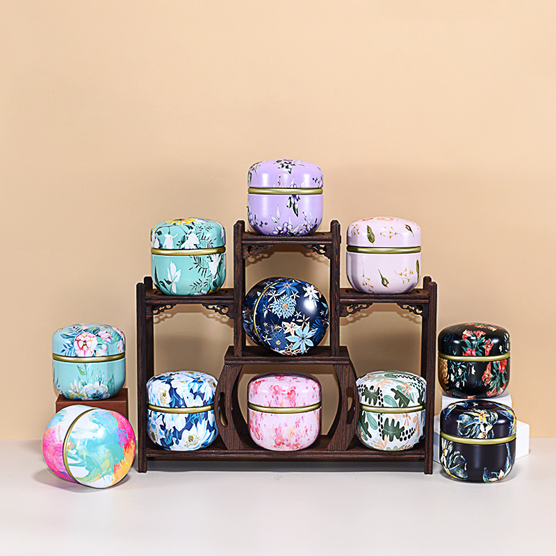 茶筒 茶箱 容器 キャンドル缶 コーヒー キャンディー スナ - Snack Container Travel のレビューと価格
