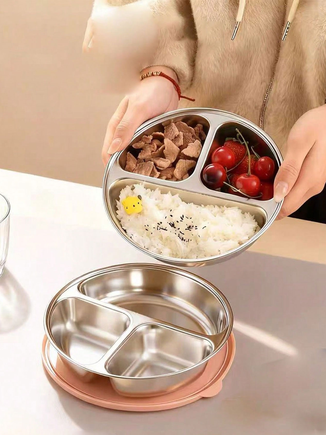 ベビーフード用3コンパートメント蒸しトレイ、蒸しパン、フライ - Baby Food Steamer のレビューと価格
