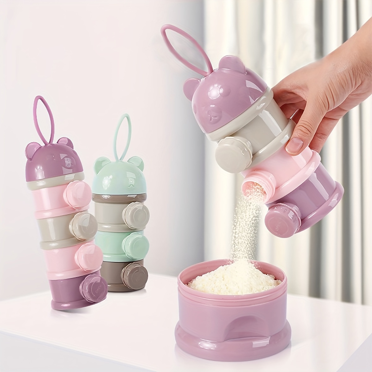 ストラップ付き大容量ベビーミルクパウダーコンテナ、ベビーフォ - Baby Food Organizer のレビューと価格