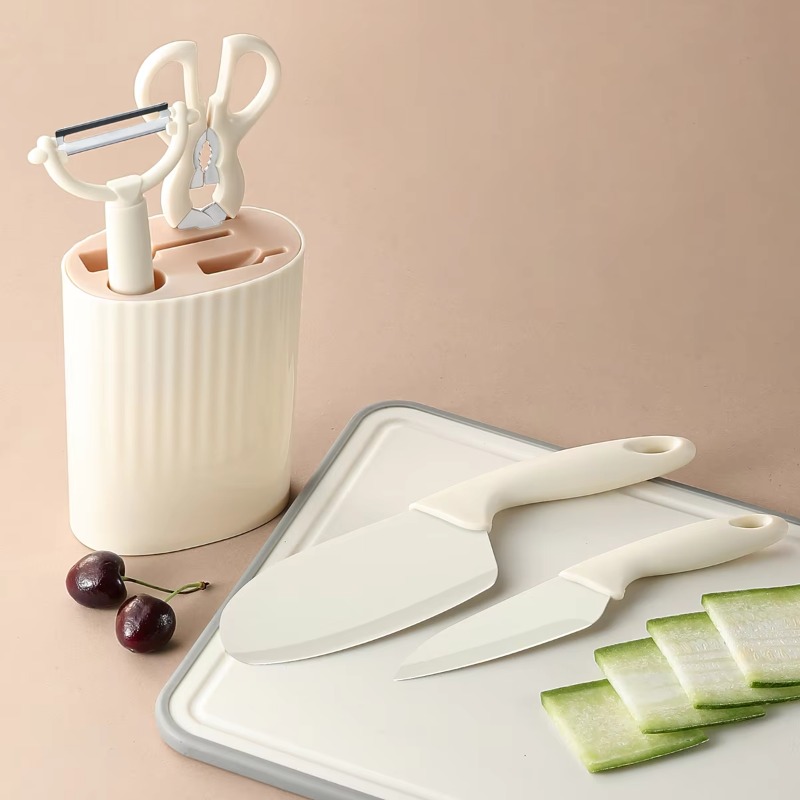 5点セットのキッチン用小型ツール。ステンレス製のフルーツナイ - Baby Food Knife Set のレビューと価格