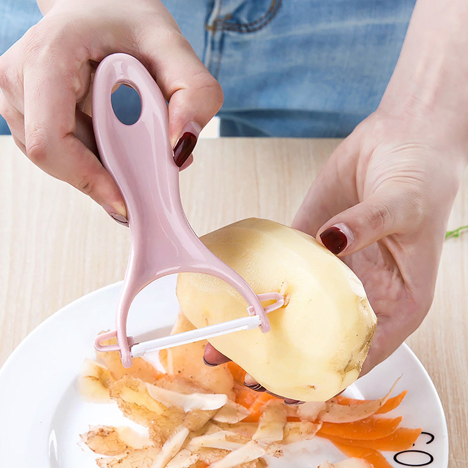 セラミッククリエイティブピーラー実用的な多機能子供野菜果物果 - Baby Food Grater のレビューと価格