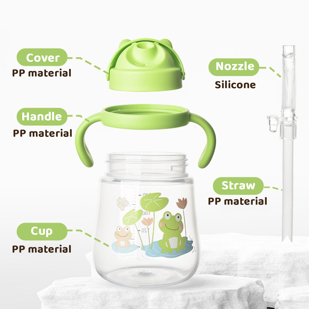 子供用ドリンクカップ 赤ちゃん用練習用カップ ダブルハンドル - Snack Cup Toddler のレビューと価格