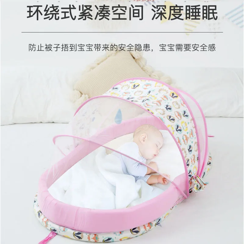ベビーベッドベビーベッド新生児睡眠の巣旅行ベッド折りたたみ  - Baby Food Nestum のレビューと価格
