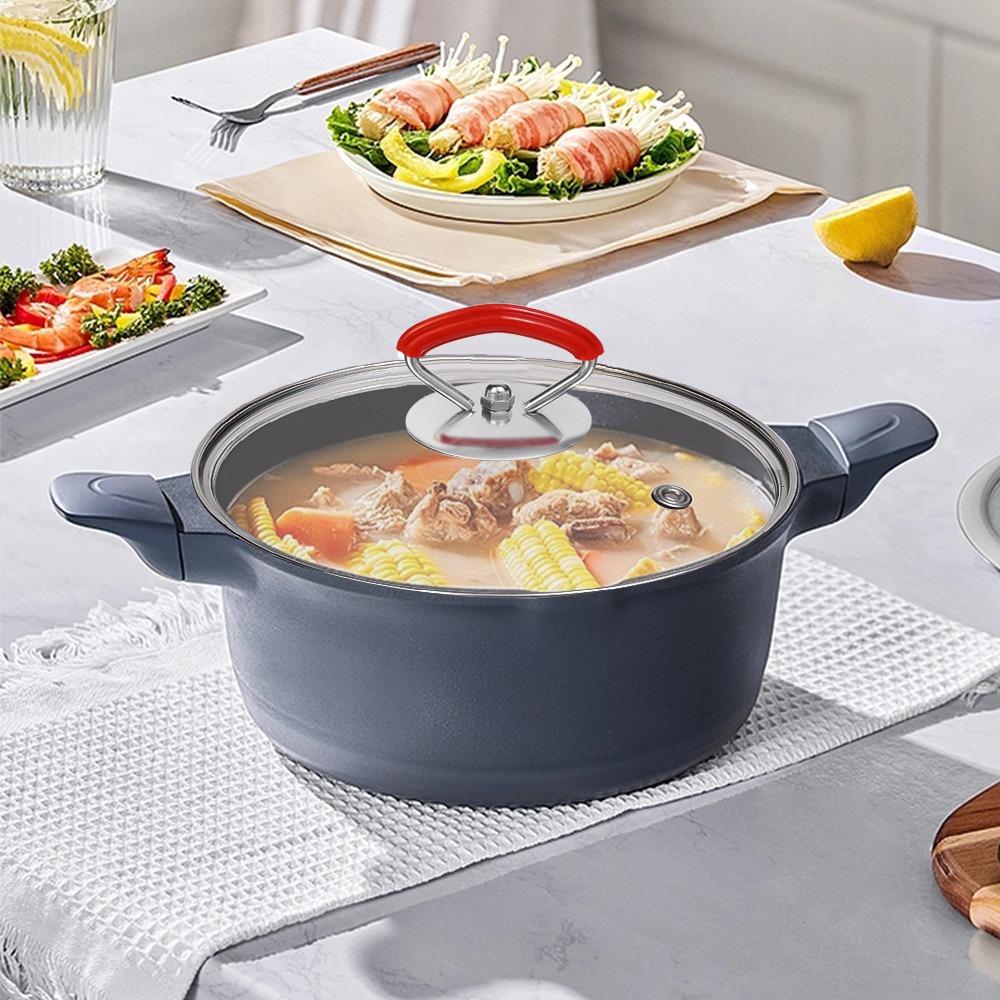 ユニバーサルポットハンドル火傷防止交換用ハンドグリップ蓋ノブ - Baby Food Steamer のレビューと価格