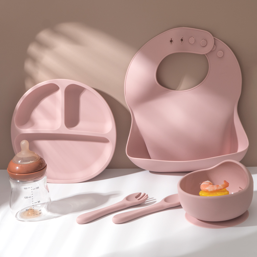 5 個ベビーシリコーン給餌セットラウンドダイニングプレート吸 - Baby Food Grater のレビューと価格