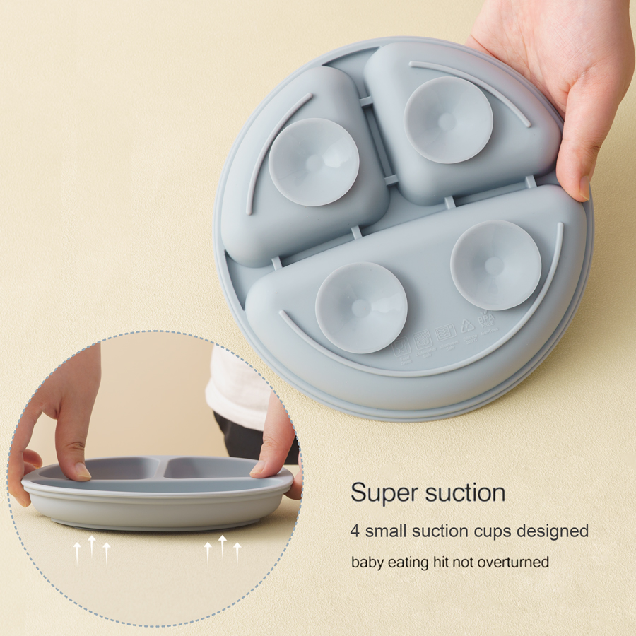 5 個ベビーシリコーン給餌セットラウンドダイニングプレート吸 - Baby Food Grater のレビューと価格