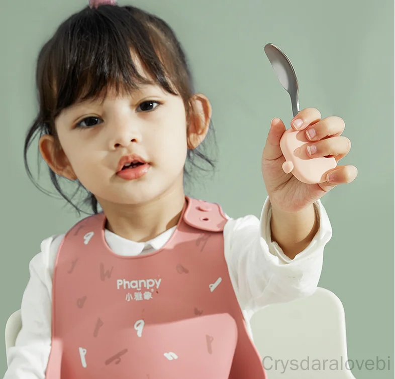 1 セット象ショートフォークスプーンセットベビートレーニング - Baby Food Knife Set のレビューと価格