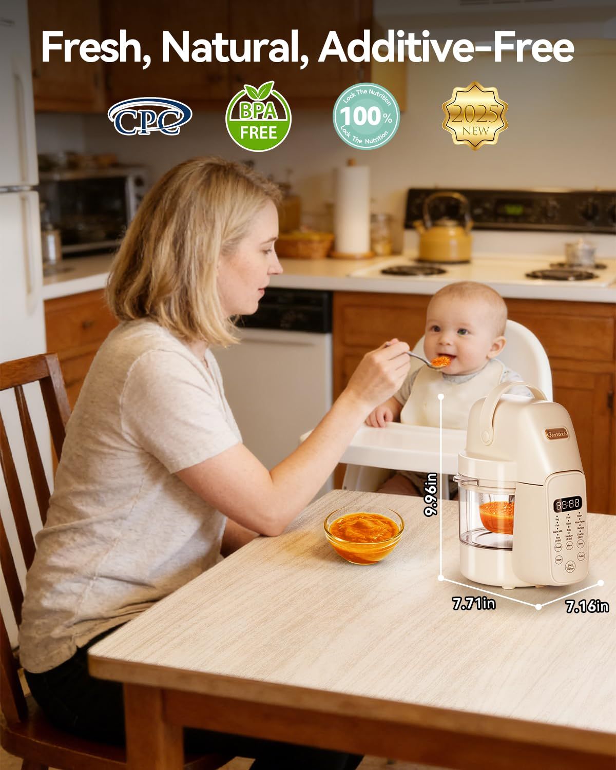 高性能プロ仕様の9in1ベビーフードメーカー。自動ガラス製加 - Baby Food Steamer のレビューと価格