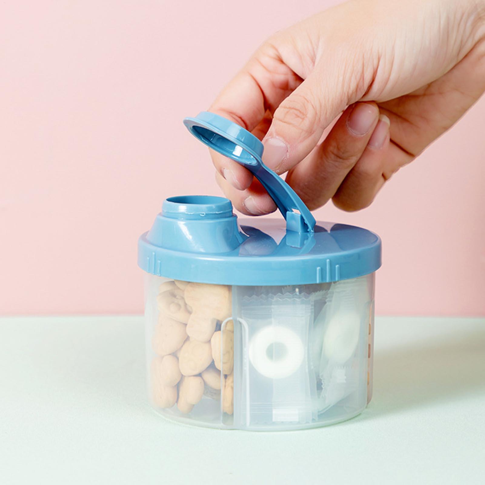 9.4x6cm ポータブル粉ミルク容器ベビースナックボックス - Snack Container Travel のレビューと価格