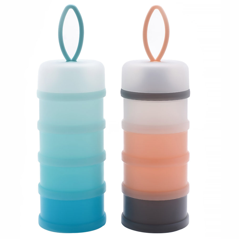 2個入りの粉ミルクケース。ベビーフードの整理に便利。積み重ね - Baby Food Organizer のレビューと価格