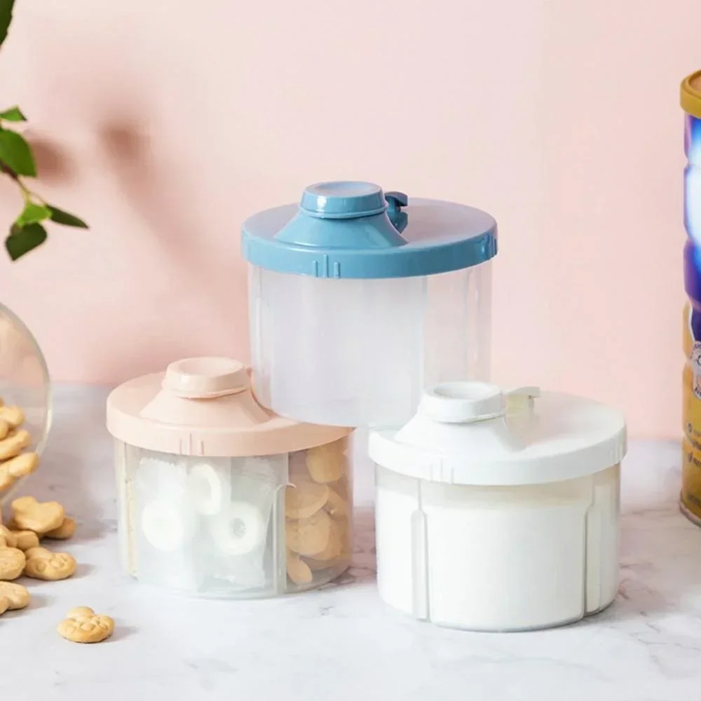 持ち運びに便利なベビーミルクディスペンサー、回転式4区画ミル - Baby Food Organizer のレビューと価格