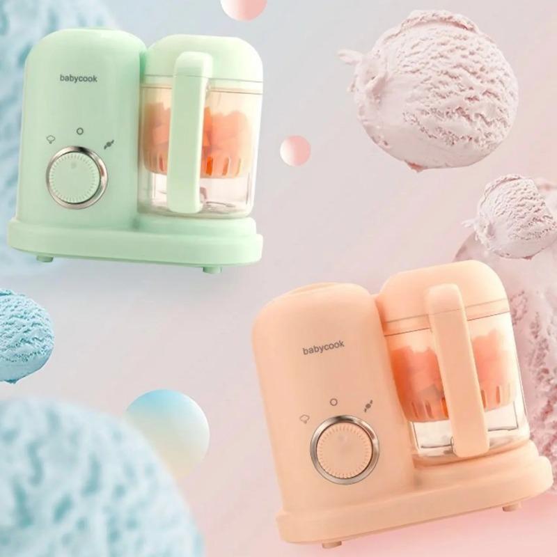 多機能高精度ベビーフードグラインダー小型自動4in1調理蒸し - Baby Food Steamer のレビューと価格