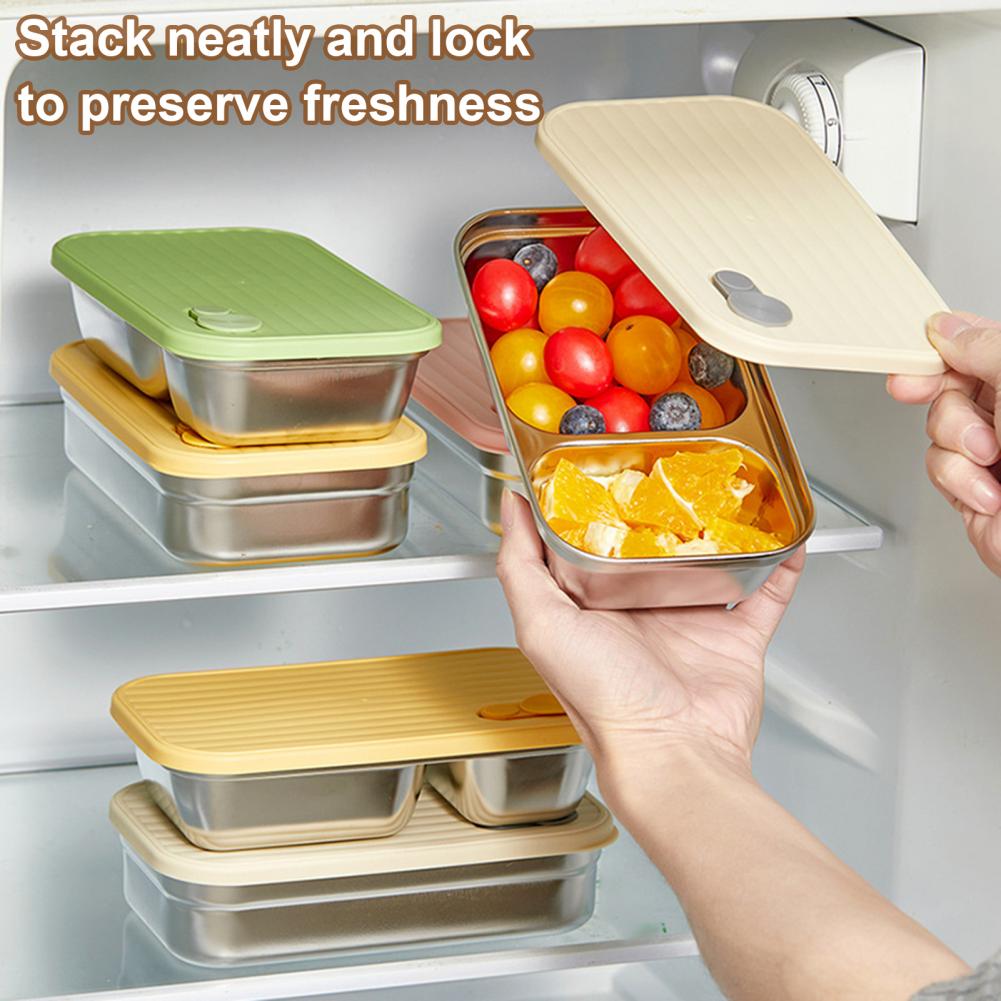 錆びにくいスナック容器。蓋付きのステンレス製スナック容器。2 - Snack Container Travel のレビューと価格