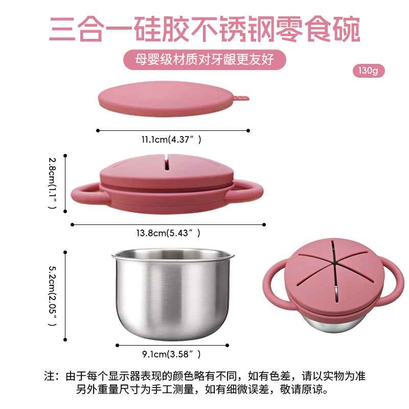 ステンレス製のこぼれ防止スナックカップ（赤ちゃん、幼児、子供 - Snack Cup Toddler のレビューと価格