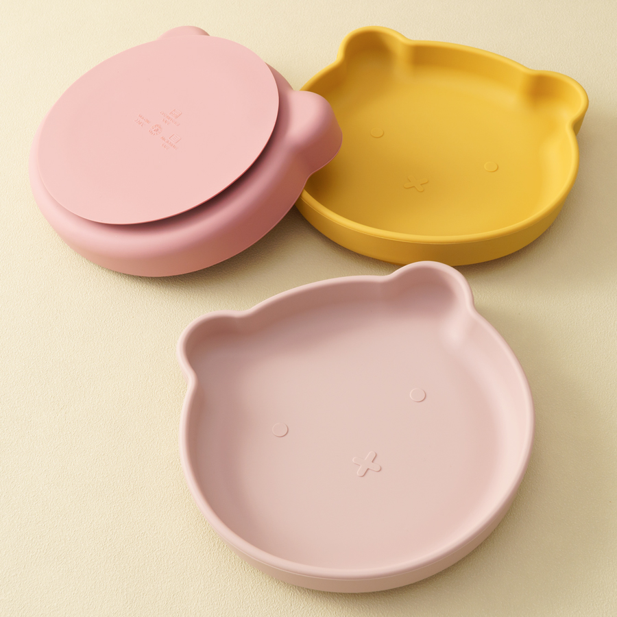 1PC シリコーンベビー食器吸引ダイニングプレート漫画クマの - Baby Food Grater のレビューと価格