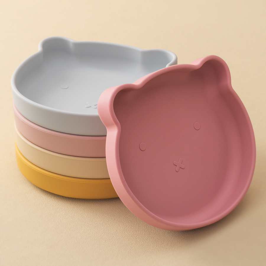 1PC シリコーンベビー食器吸引ダイニングプレート漫画クマの - Baby Food Grater のレビューと価格