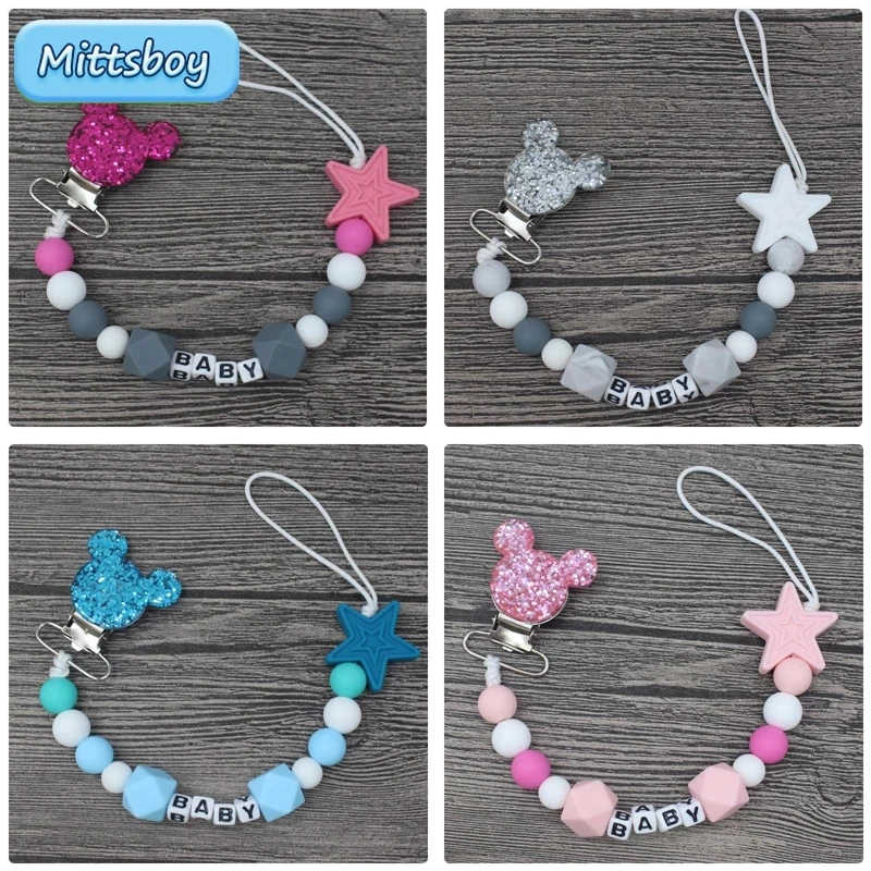 新しいパーソナライズされた名前ベビーおしゃぶりブレスレット食 - Baby Food Name のレビューと価格