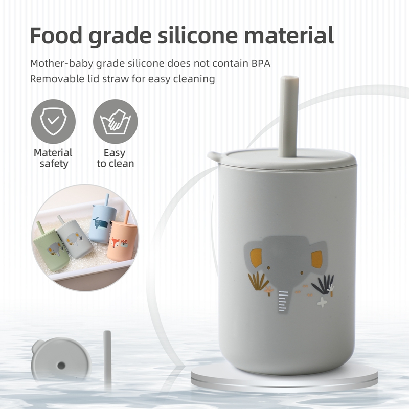 BPAフリーのベビー用ストローカップ、漫画柄のベビー用フィー - Snack Cup Toddler のレビューと価格