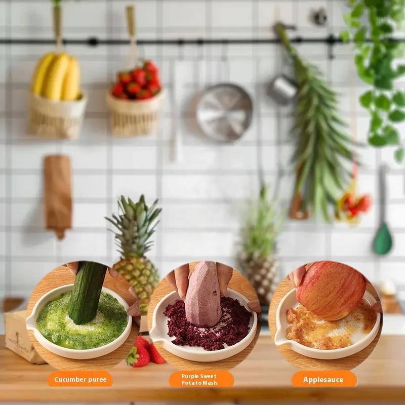 セラミック製生姜おろし器、手動グラインダー、ニンニク潰し器、 - Baby Food Grater のレビューと価格