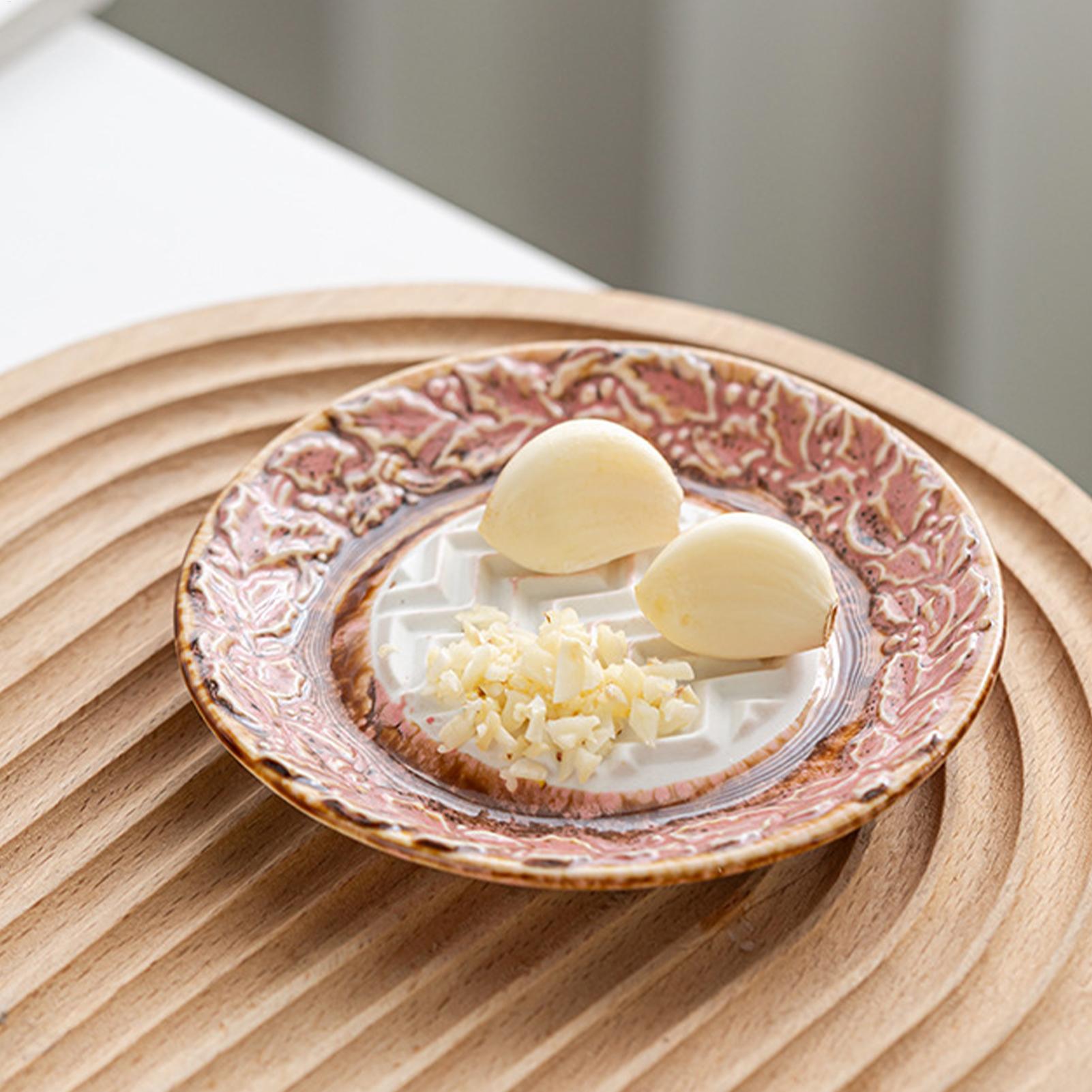 陶器製手動ガーリックプレッサー、ガーリックとジンジャーのすり - Baby Food Grater のレビューと価格