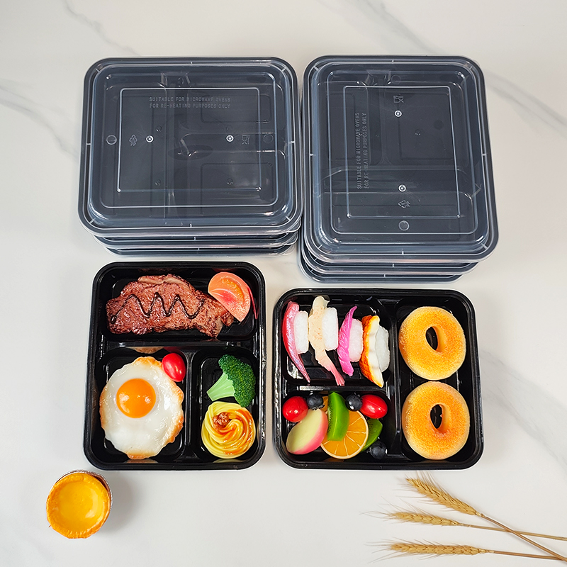 3コンパートメント 34オンス/1000ml、12/35個入 - Snack Container Travel のレビューと価格
