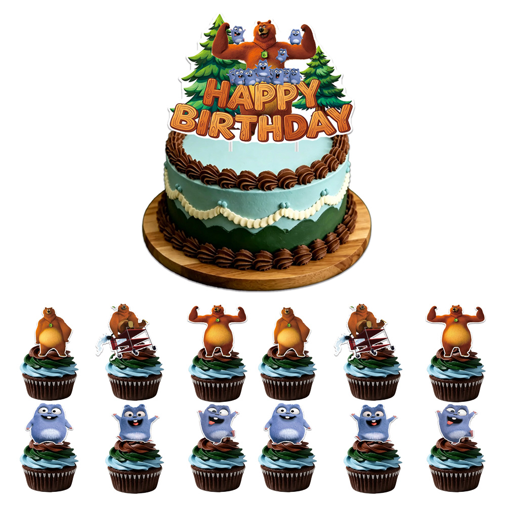 G-グリズリーとレミングスの誕生日パーティーデコレーション紙 - Baby Food Recipes のレビューと価格